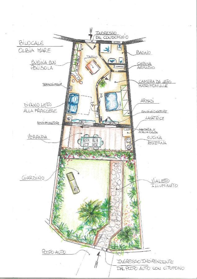 Bilocale Con Giardino Mare Apartment